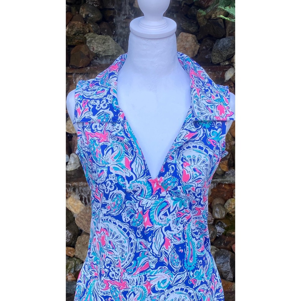 Banana Boat Sundress Womens Medium NWT Paisley UPF 50+ Dress BB828 Print 127 - Picture 3 of 10